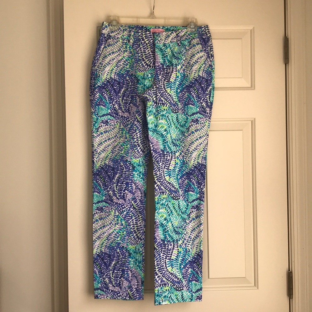 Lilly Pulitzer size 4 Shana crop pant. NWOT.